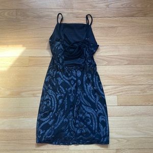 Lulus Black Sparkly Formal Dress